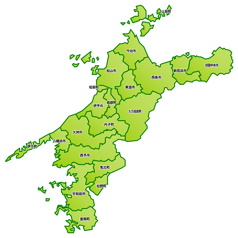 愛媛県マップ