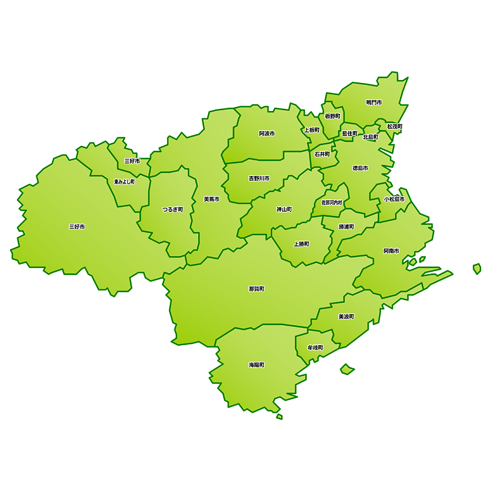徳島県マップ